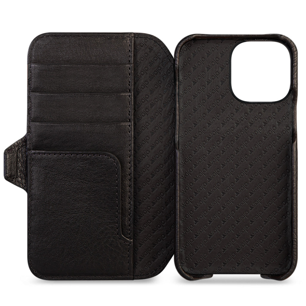 Wallet iPhone 13 Pro MagSafe leather case - Vaja