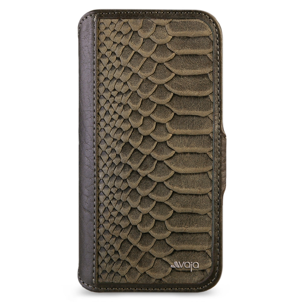 Kobra Wallet iPhone 13 Pro Max MagSafe Leather Case - Vaja