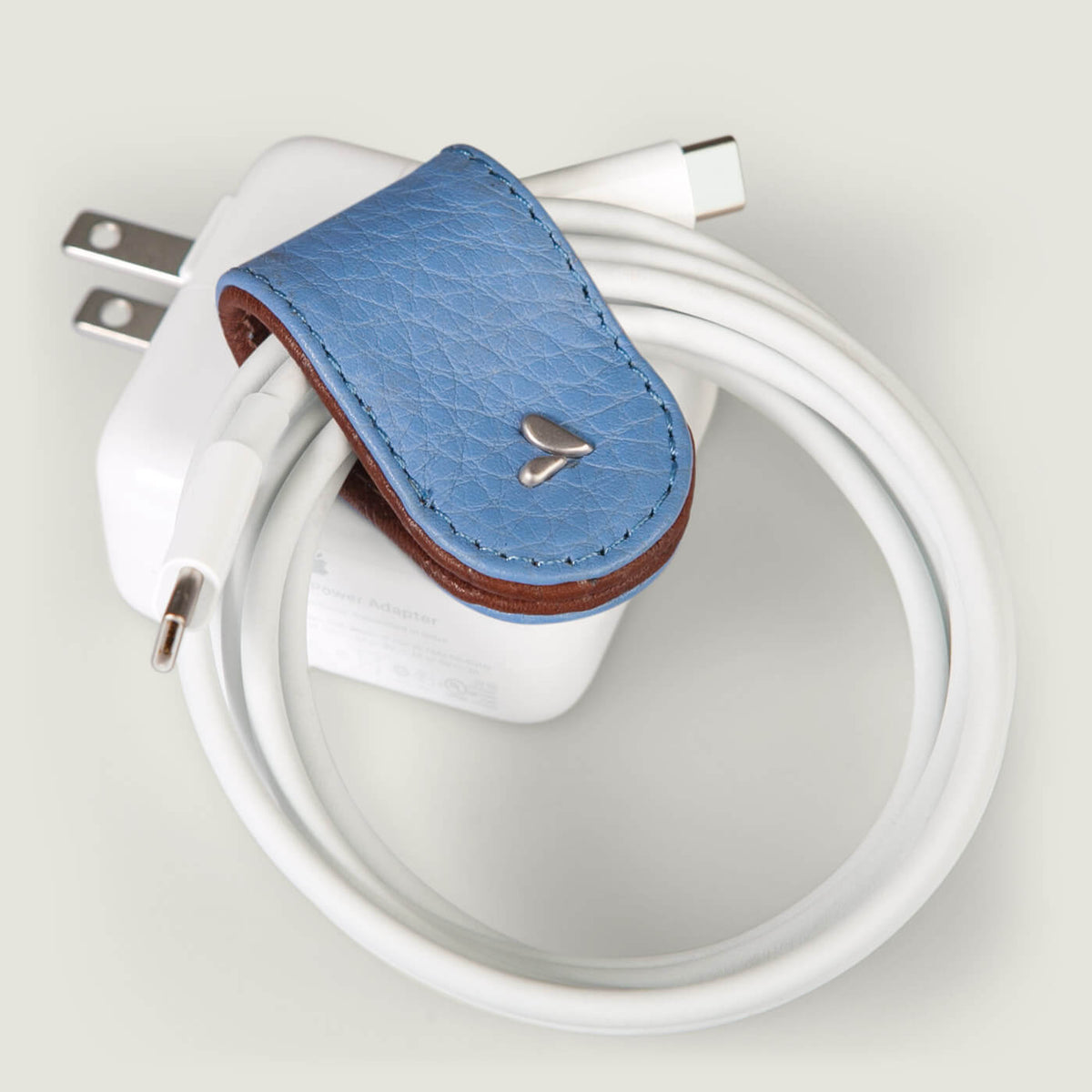 XL Leather Jaws Cable Holder - Provence