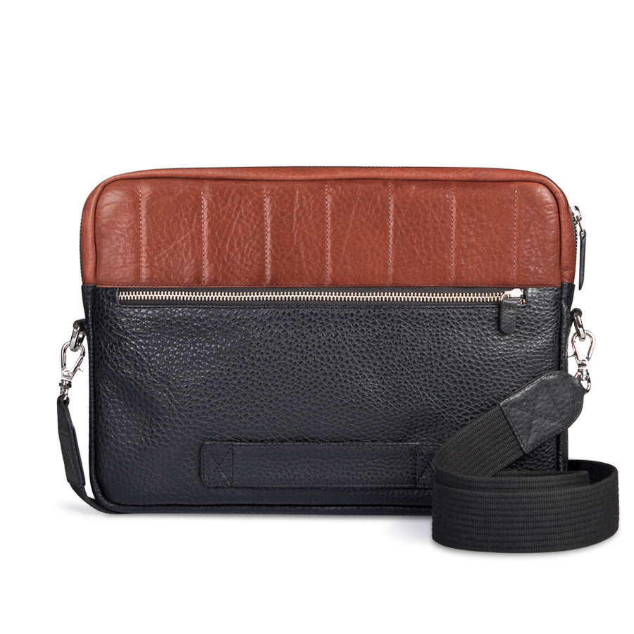 13" Padded Leather Bag - Vaja