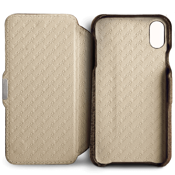 Agenda MG iPhone X / iPhone Xs Leather Case - Vaja