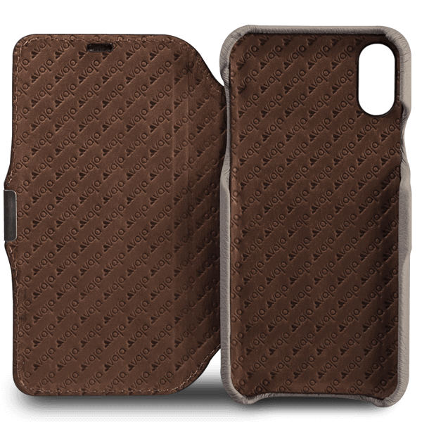 Agenda MG iPhone X / iPhone Xs Leather Case - Vaja