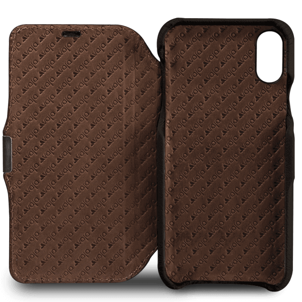 Agenda MG iPhone X / iPhone Xs Leather Case - Vaja