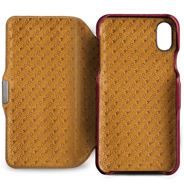 Agenda MG iPhone X / iPhone Xs Leather Case - Vaja