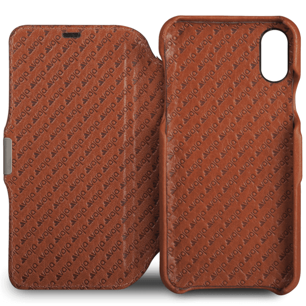 Agenda MG iPhone X / iPhone Xs Leather Case - Vaja