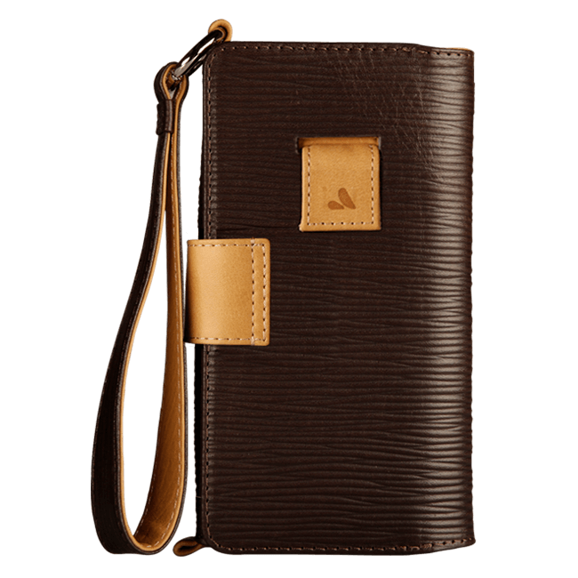 Lola XO - Wristlet Leather wallet case for iPhone 7 - Vaja