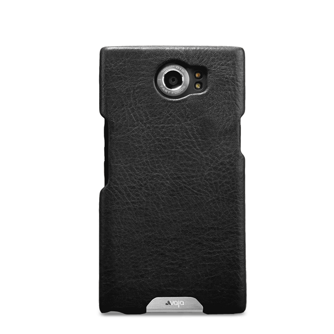 BlackBerry Priv Leather case - Grip - Black