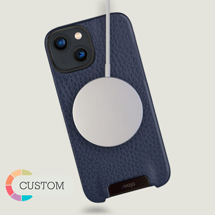 Custom Grip iPhone 13 Mini leather case with MagSafe - Vaja