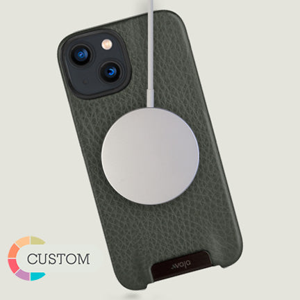 Custom Grip iPhone 13 MagSafe leather case - Vaja