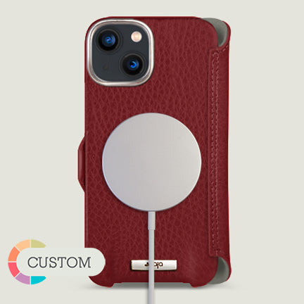 Custom Wallet iPhone 13 leather case with MagSafe - Vaja