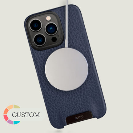 Custom Grip iPhone 13 Pro leather case with MagSafe - Vaja