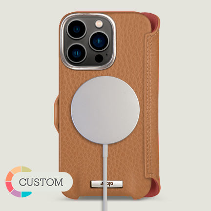 Custom Wallet iPhone 13 Pro leather case with MagSafe - Vaja