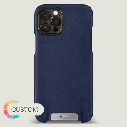 Customizable Grip iPhone 12 Pro Max leather case with MagSafe - Vaja