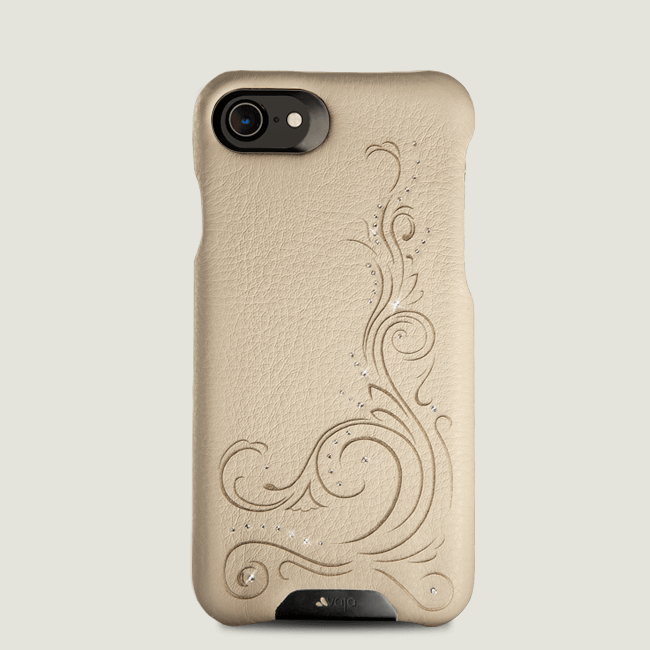 Grip Crystal - iPhone 7 Luxury leather case with Swarovski crystals - Vaja