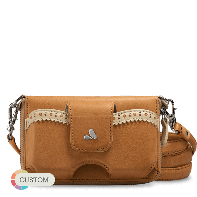 Customizable Ella Universal Carryall - Premium Leather Cross-Body Bag and Clutch - Vaja