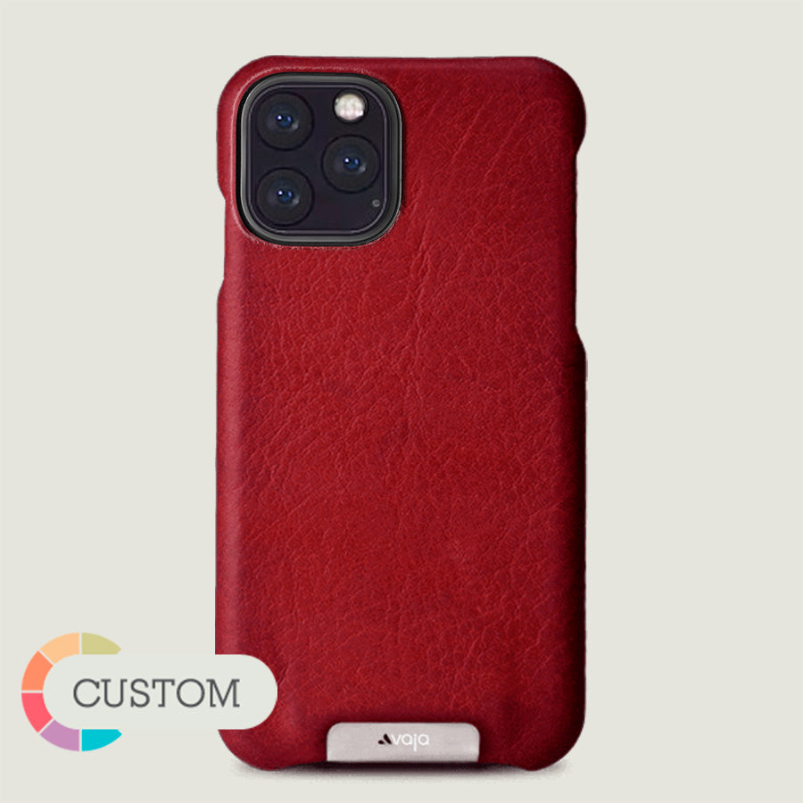 Customizable Grip iPhone 11 Pro Leather Case - Vaja