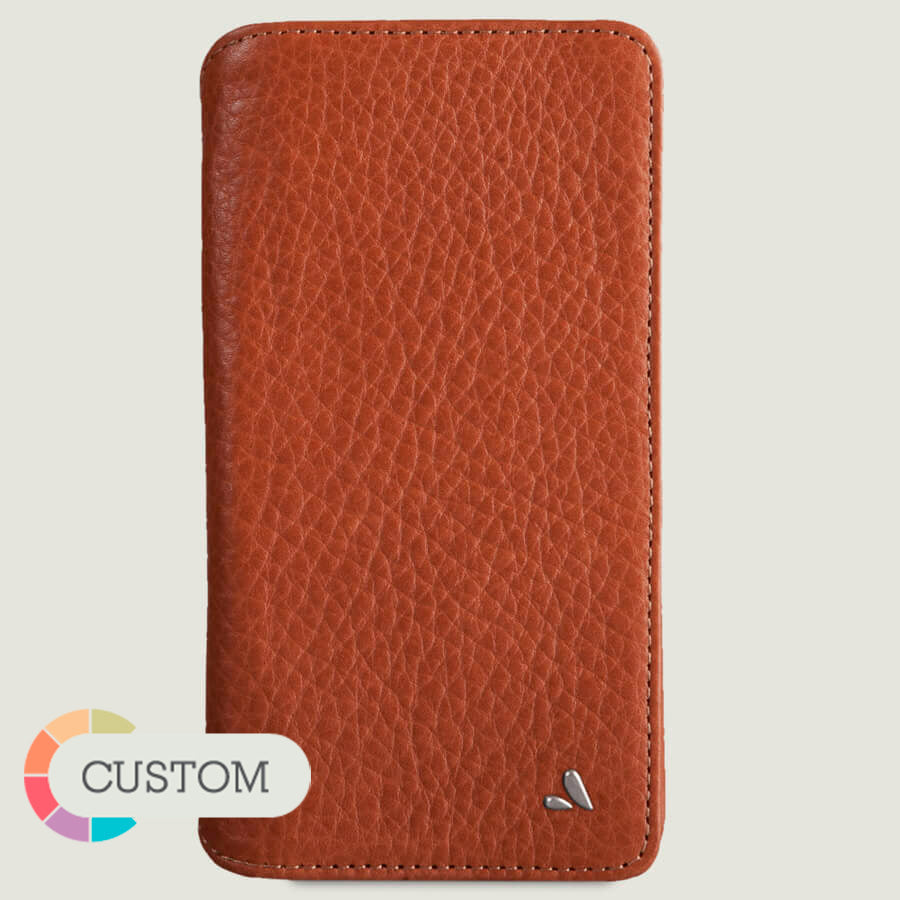 Wallet iPhone 14/15 Plus leather case - Vaja