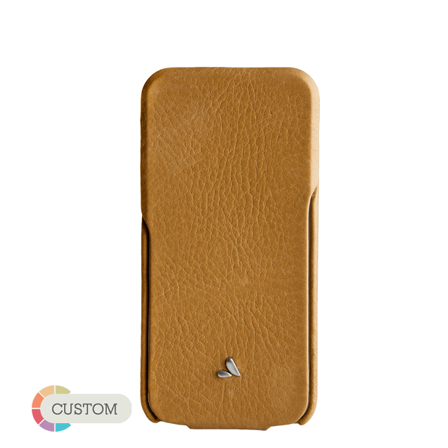 Customizable Top Flip - Premium Leather iPhone SE Cases - Vaja
