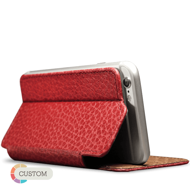 Customizable Nuova Pelle Stand Up - iPhone 6 Plus/6s Plus Leather Cover - Vaja
