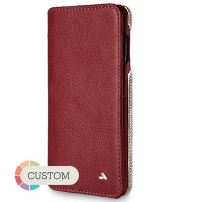 Custom Wallet Agenda Silver iPhone 8 Plus - Vaja