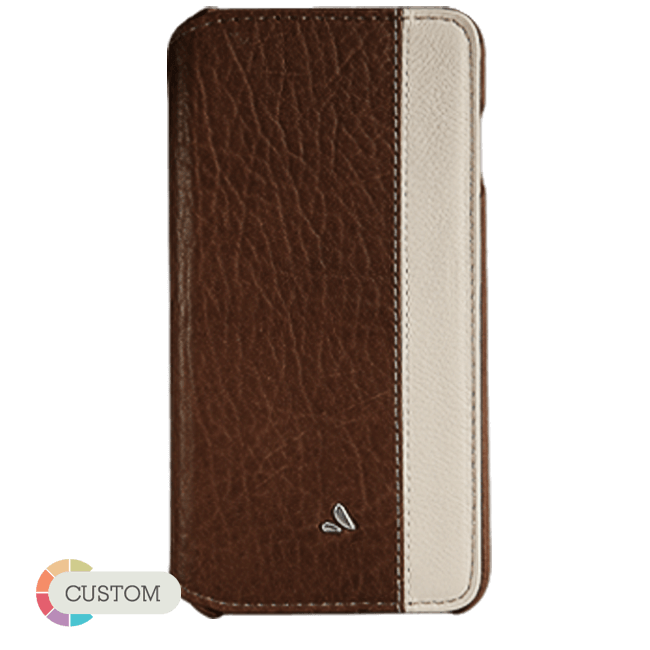 Customizable Agenda LP - Two-tone iPhone 6 Plus/6s Plus Leather Case - Vaja