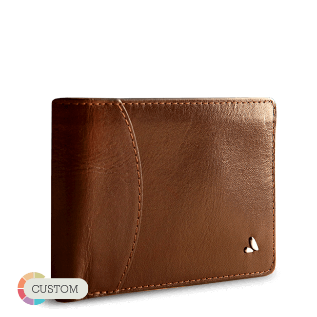 Customizable Dollar Wallet - Premium Leather Bifold Wallet - Vaja