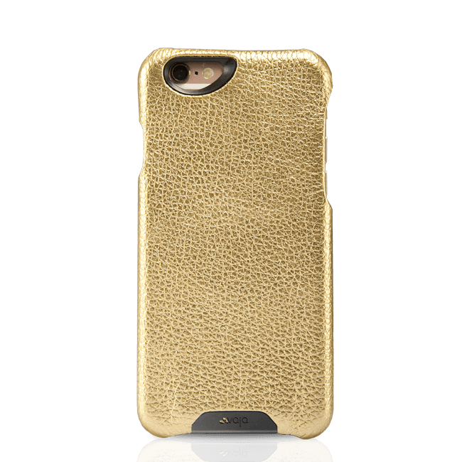 Vintage Metallic Leather Grip - iPhone 6 Plus/6s Plus Case - Fall Gold