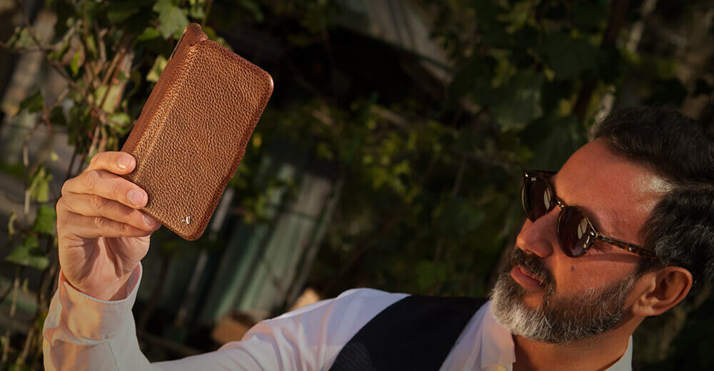 Folio - iPhone Xs Max Leather Case - Vaja