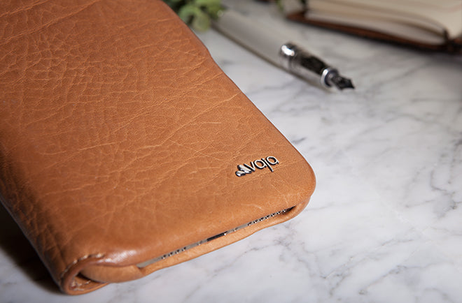 Folio Wallet Stand iPhone Xs Max Leather Case - Vaja