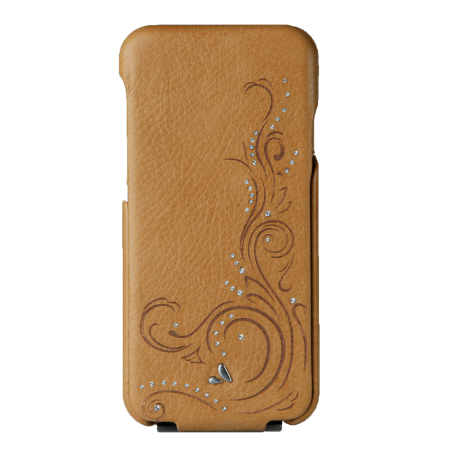 Top Crystal - Luxury iPhone 7 leather case with Swarovski crystals - Vaja