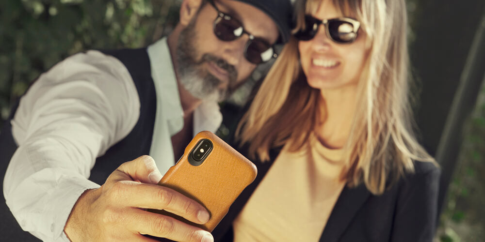 Grip - iPhone Xs Max Leather Case - Vaja