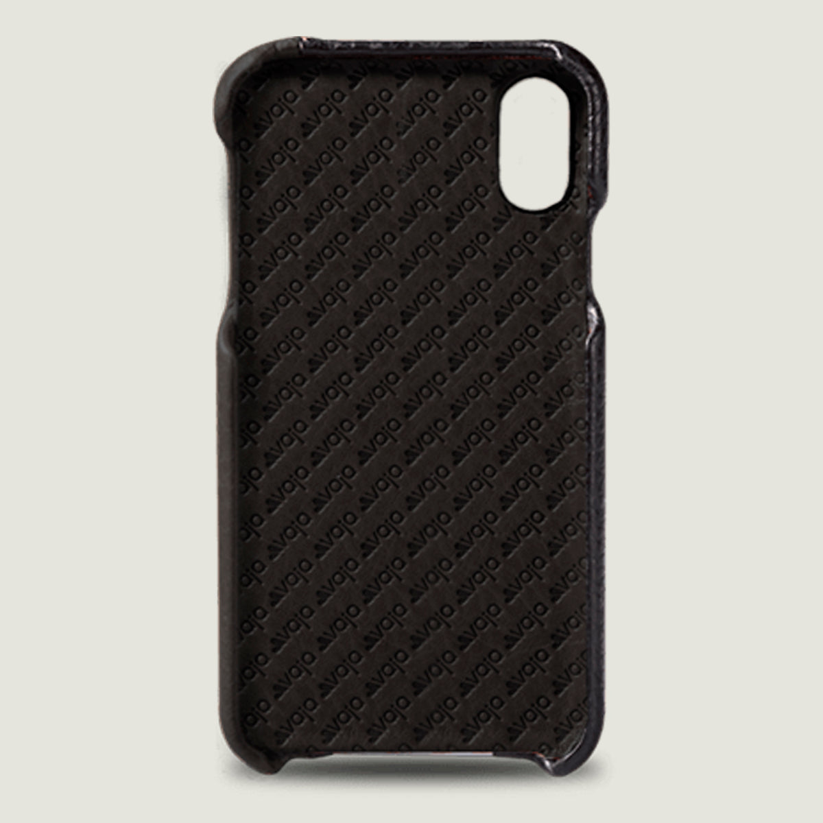 Grip LP iPhone X / iPhone Xs leather case - Vaja