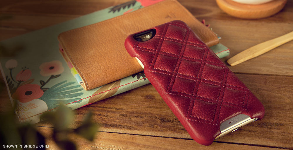Grip Matelassé - Quilted iPhone 6/6s Leather Cases - Vaja