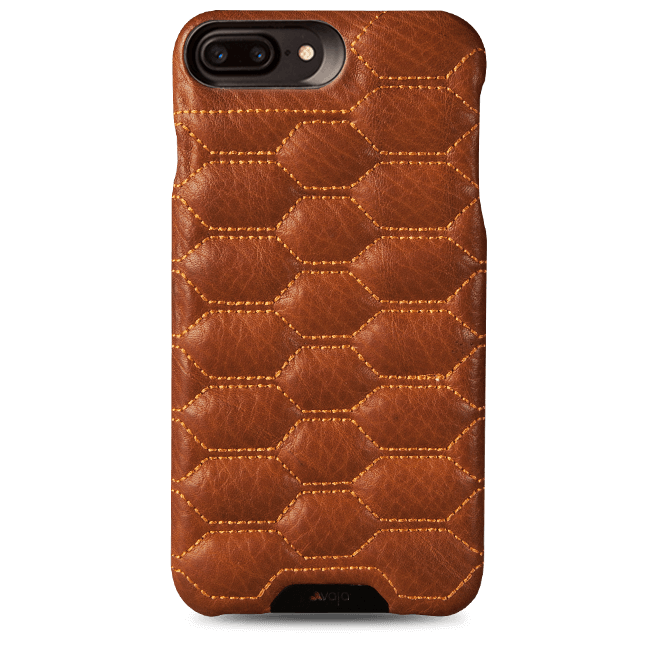 Grip Matelasse iPhone 8 Plus Quilted Leather Case - Vaja
