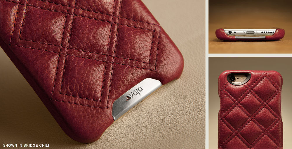 Grip Matelassé - Quilted iPhone 6/6s Leather Cases - Vaja