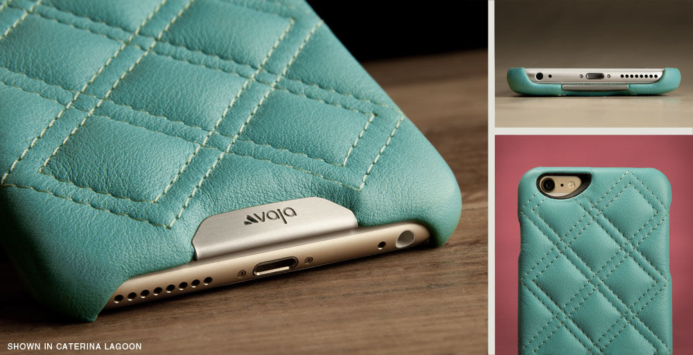 Grip Matelassé - Quilted iPhone 6 Plus/6s Plus Leather Case - Vaja