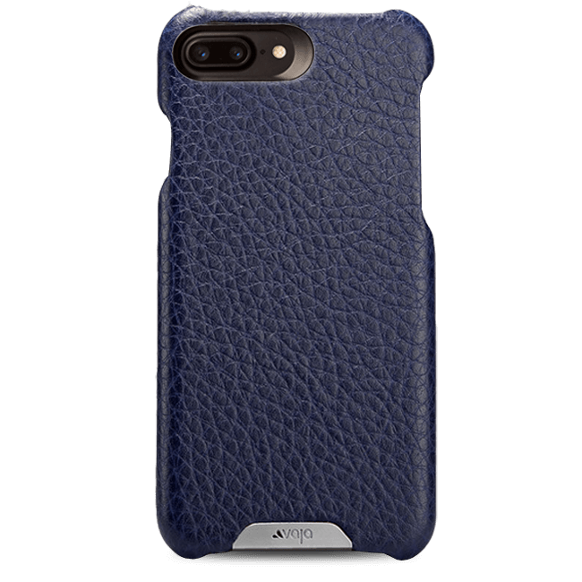 Grip - Leather Case for iPhone 7 Plus - Floater Crown Blue
