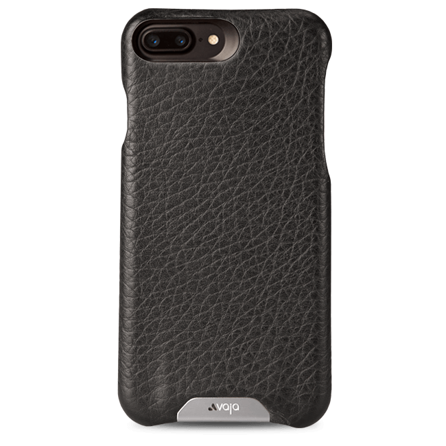 Grip - Leather Case for iPhone 7 Plus - Floater Black and Rosso