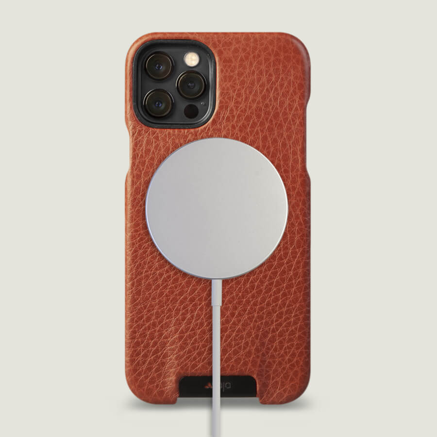 Grip iPhone 13 Pro leather case - Vaja