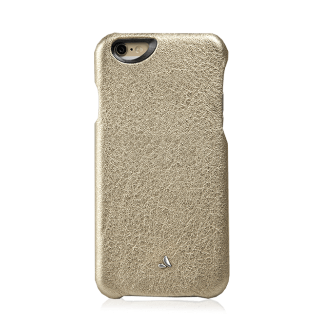Vintage Metallic Leather Grip - iPhone 6 Plus/6s Plus Case - Gold