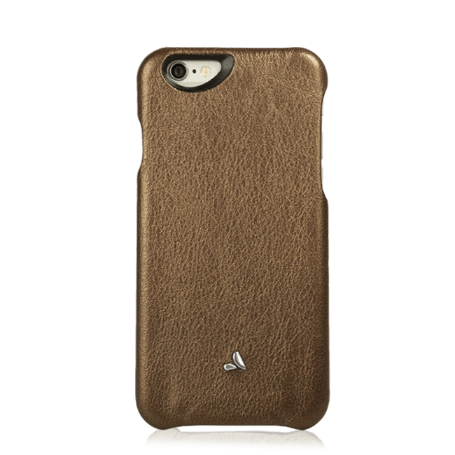 Vintage Metallic Leather Grip - iPhone 6 Plus/6s Plus Case - Old Gold