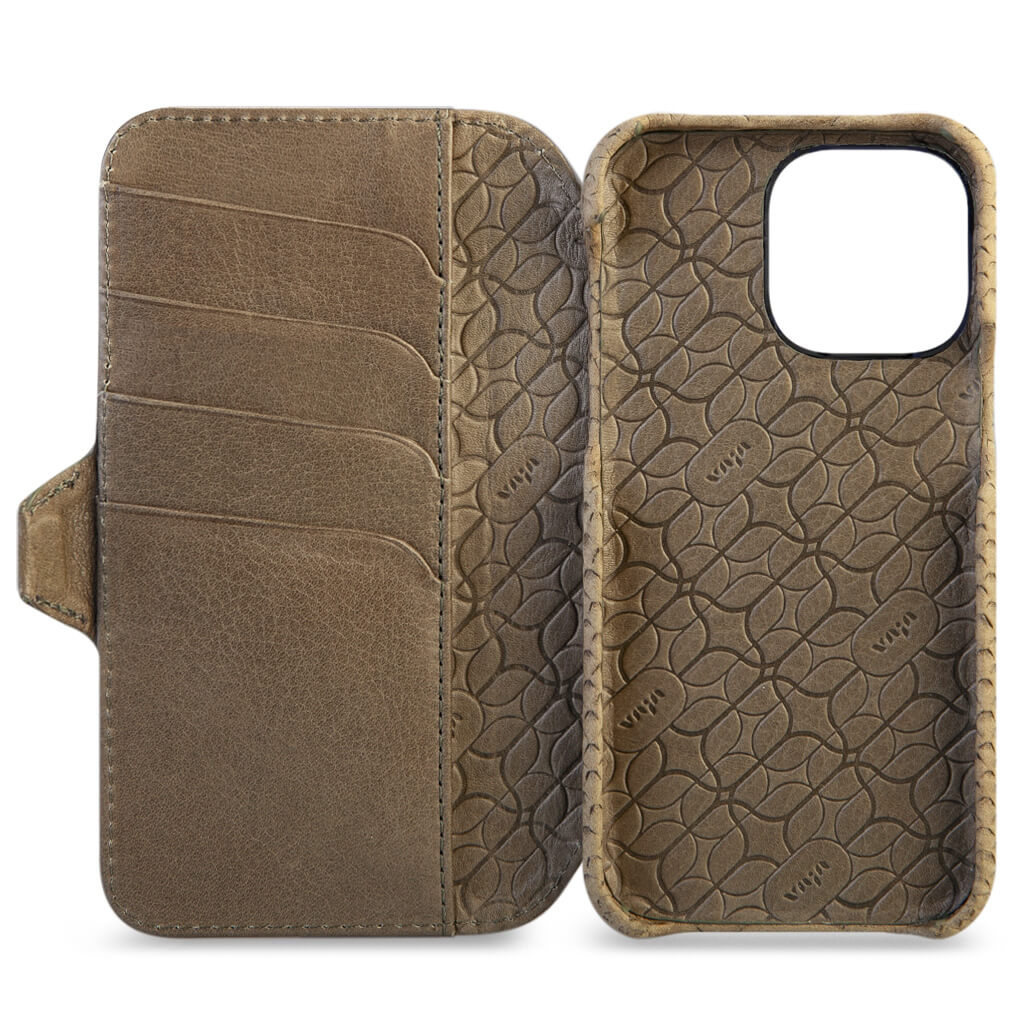 Kobra Wallet iPhone 14 Pro leather case - Vaja