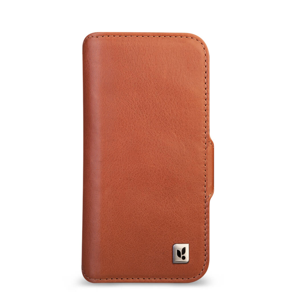 Wallet iPhone 14 Pro leather case - Vaja