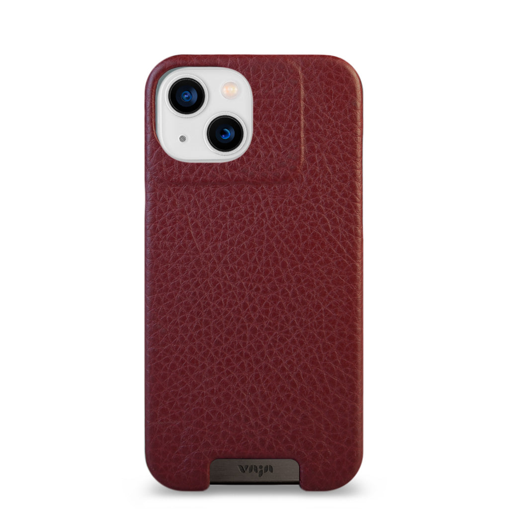 Grip iPhone 14 leather case - Vaja