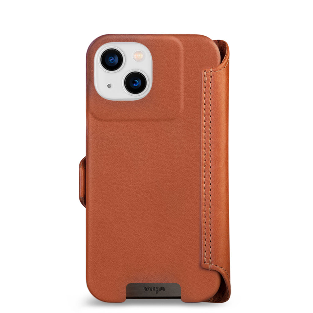 Wallet iPhone 14 leather case - Vaja