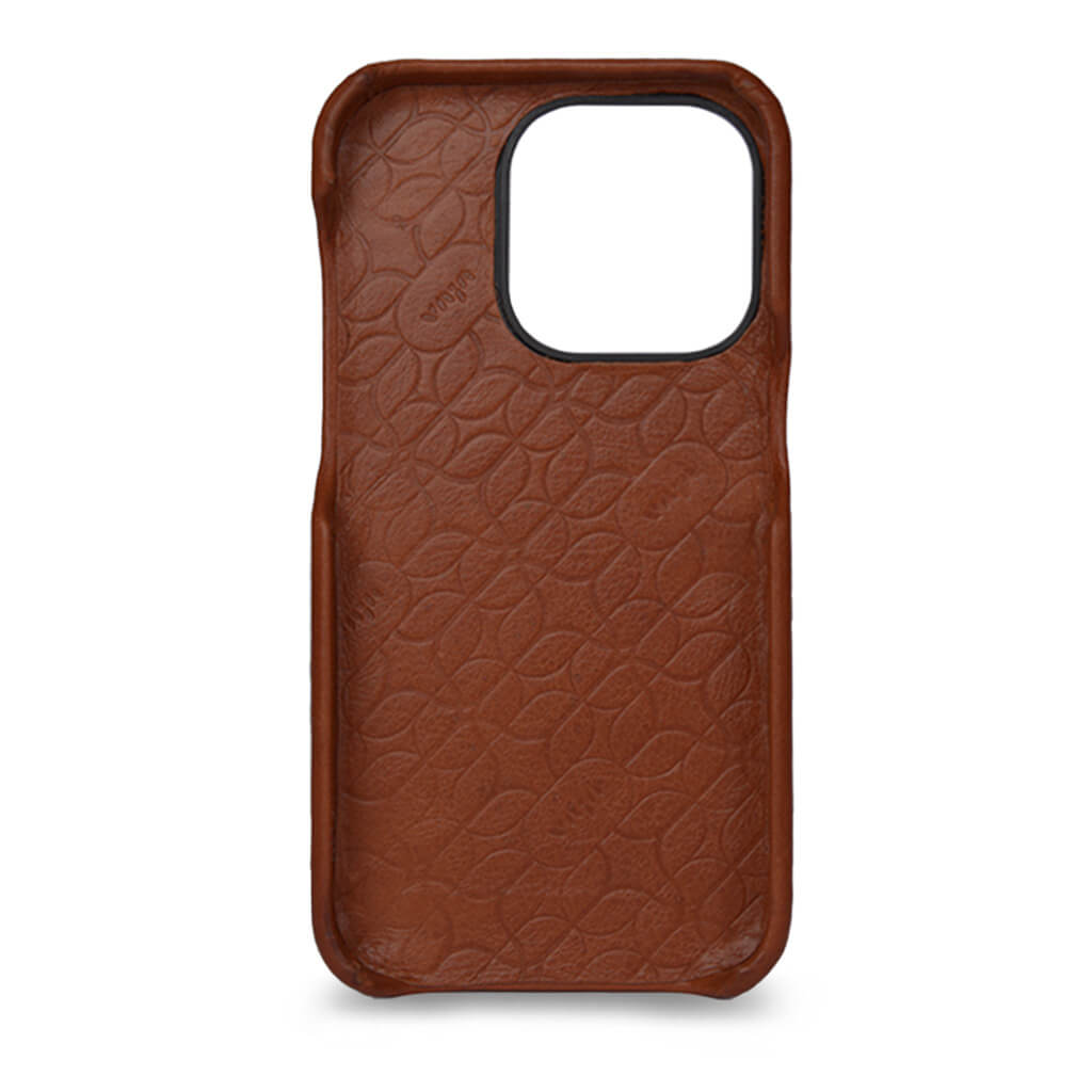 Patina Tech Leather iPhone Case, Cornflower / 14 Pro