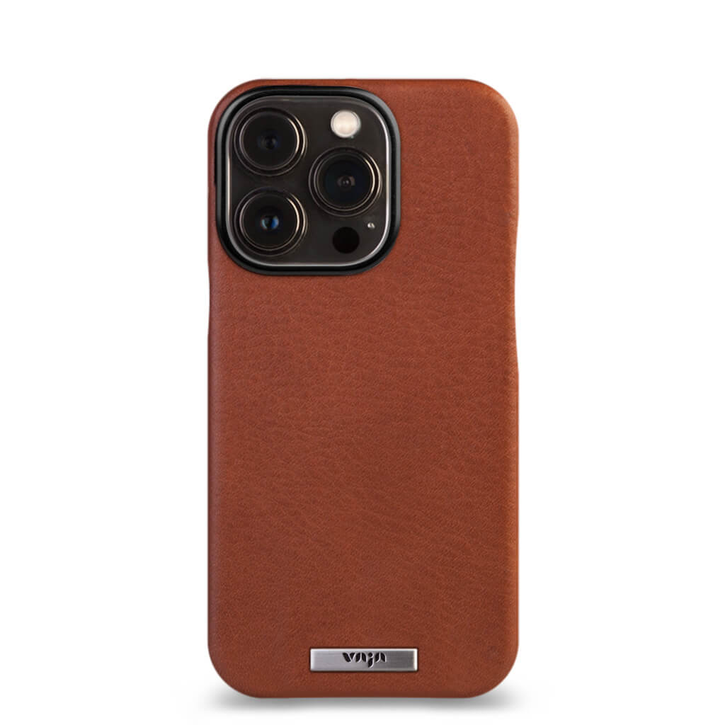 Grip iPhone 14 Pro leather case - Vaja