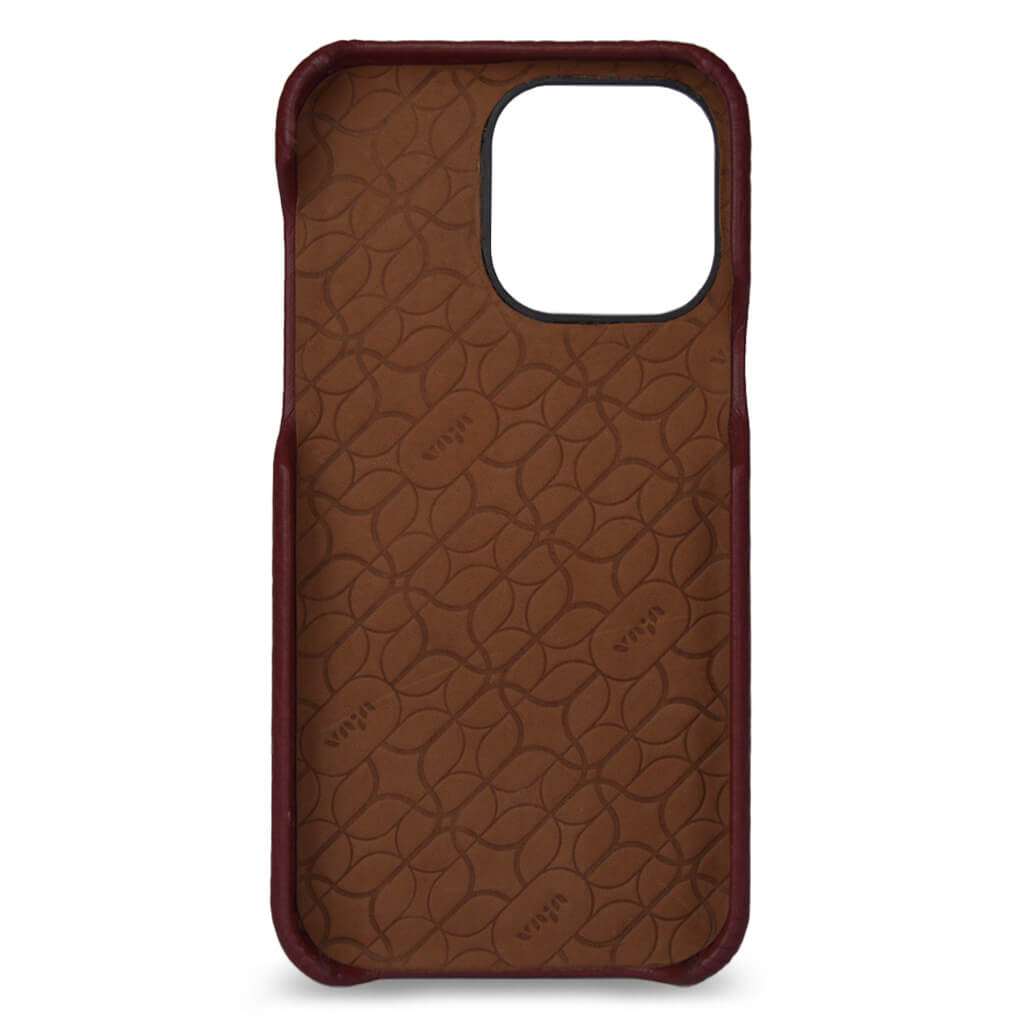 Grip iPhone 14 Pro Max leather case - Vaja