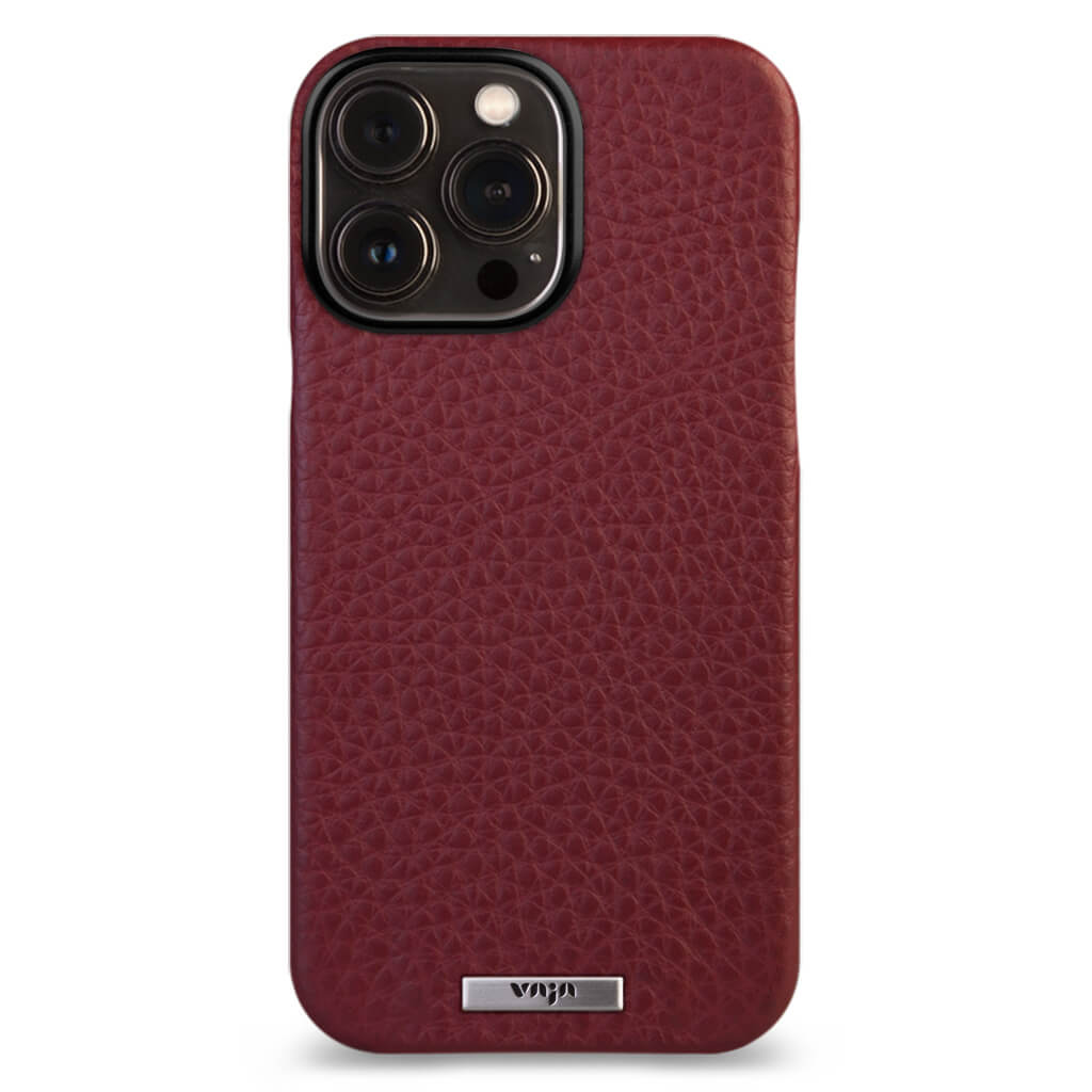 Grip iPhone 14 Pro Max leather case - Vaja