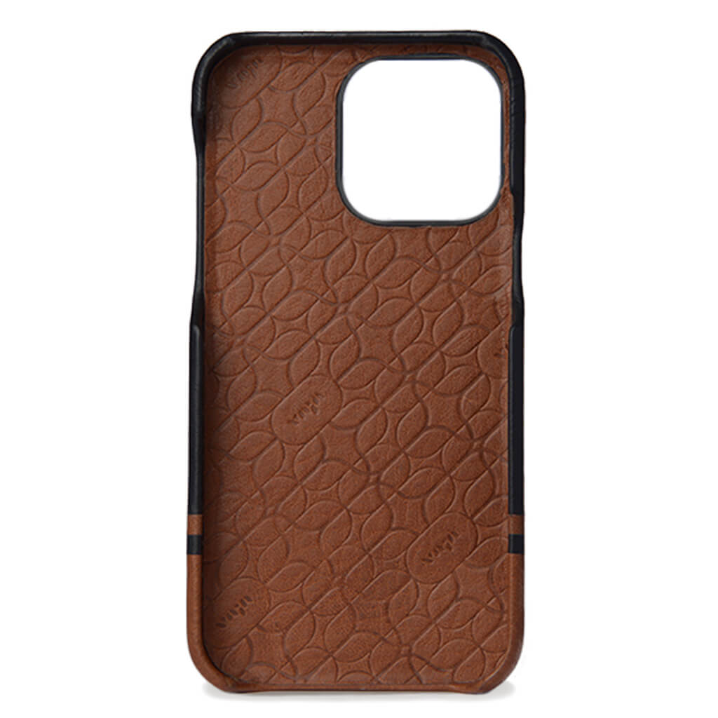 Grip iPhone 14 Pro Max leather case - Vaja